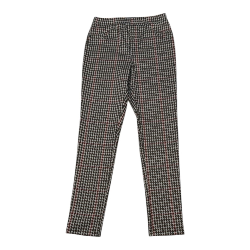 Sanctuary Houndstooth Gray Pull On Pants Medium New - Picture 4 of 10